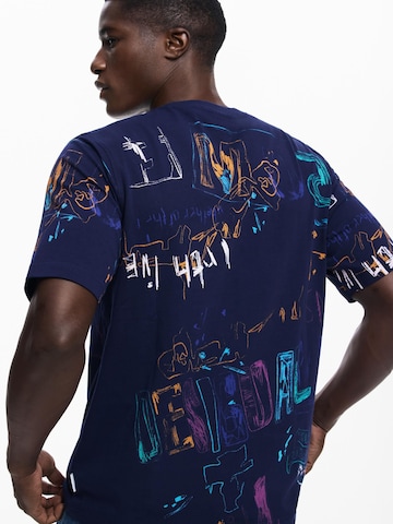 T-Shirt Desigual en bleu