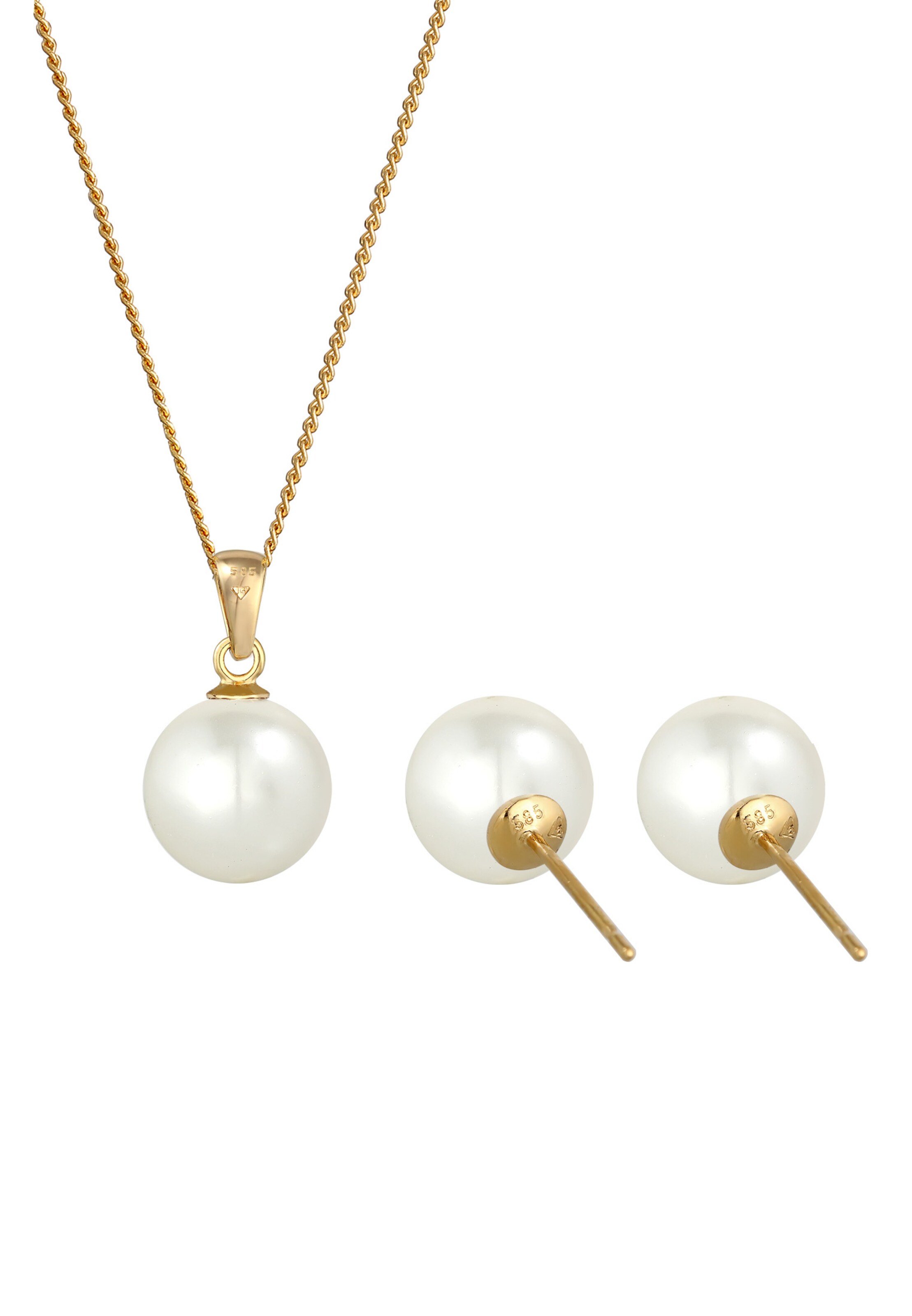 ELLI PREMIUM Schmuckset in Gold