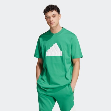 T-Shirt fonctionnel ADIDAS SPORTSWEAR en vert : devant