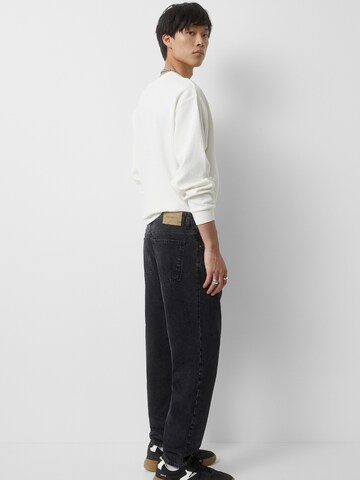 Regular Jeans de la Pull&Bear pe negru