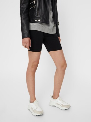 VERO MODA Skinny Bukser 'MAXI' i sort: forside