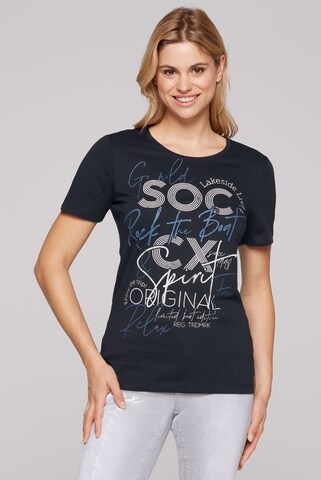 Soccx Shirt in Blue: front