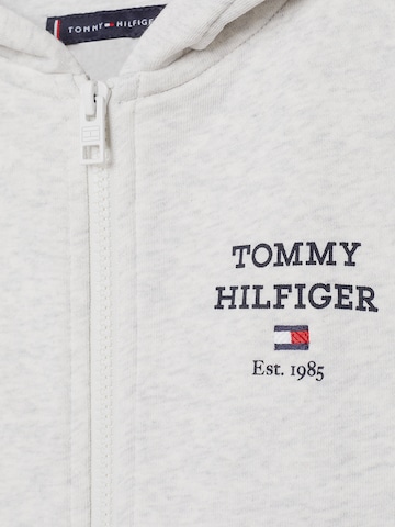 TOMMY HILFIGER - Sudadera con cremallera en gris