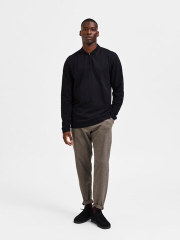 SELECTED HOMME Shirt 'TAMPA' in Zwart