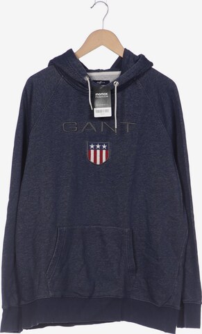 GANT Sweatshirt & Zip-Up Hoodie in XXXL in Blue: front