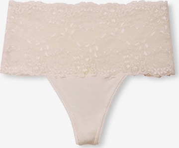 CALIDA Thong in Beige: front
