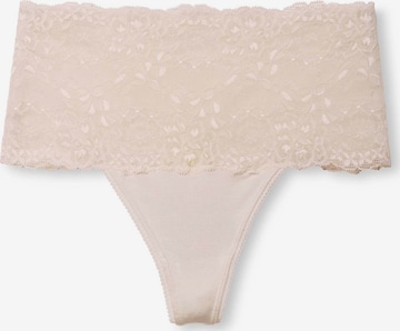 CALIDA - Tanga en beige: frente