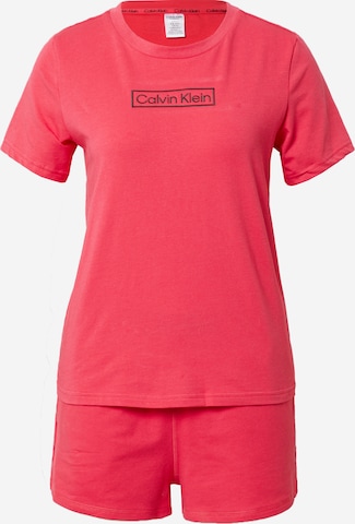 Calvin Klein Underwear Regular Kort pyjamas i rosa: framsida