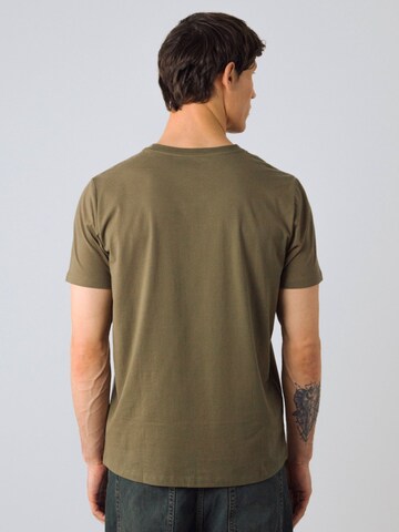 Honest Basics Shirt 'T-shirt Men' in Groen