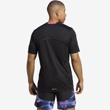 ADIDAS PERFORMANCE - Camisa funcionais 'Designed For Movement Hiit' em preto