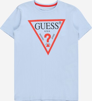 GUESS Majica | modra barva: sprednja stran