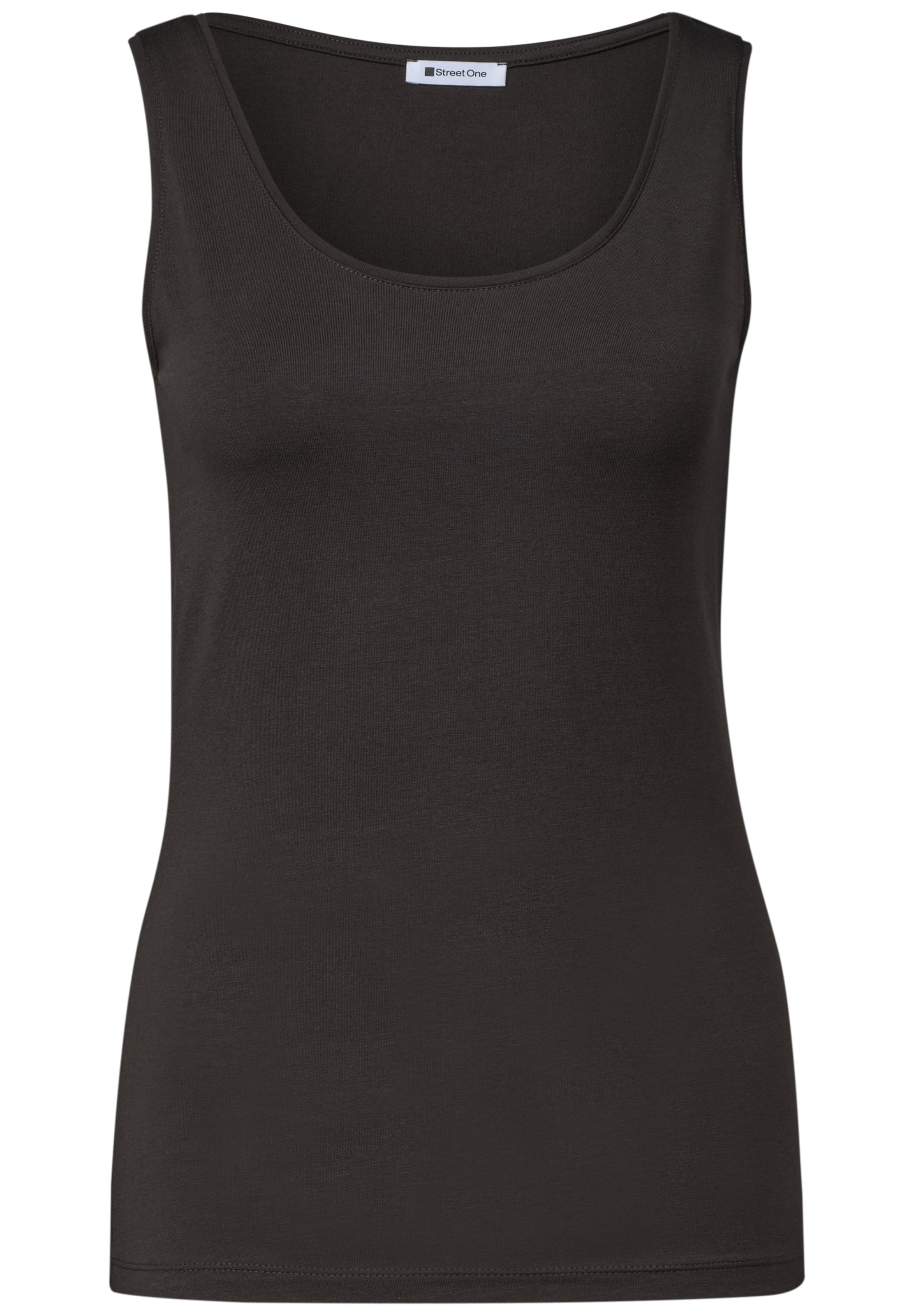 STREET ONE Top in Brown: front