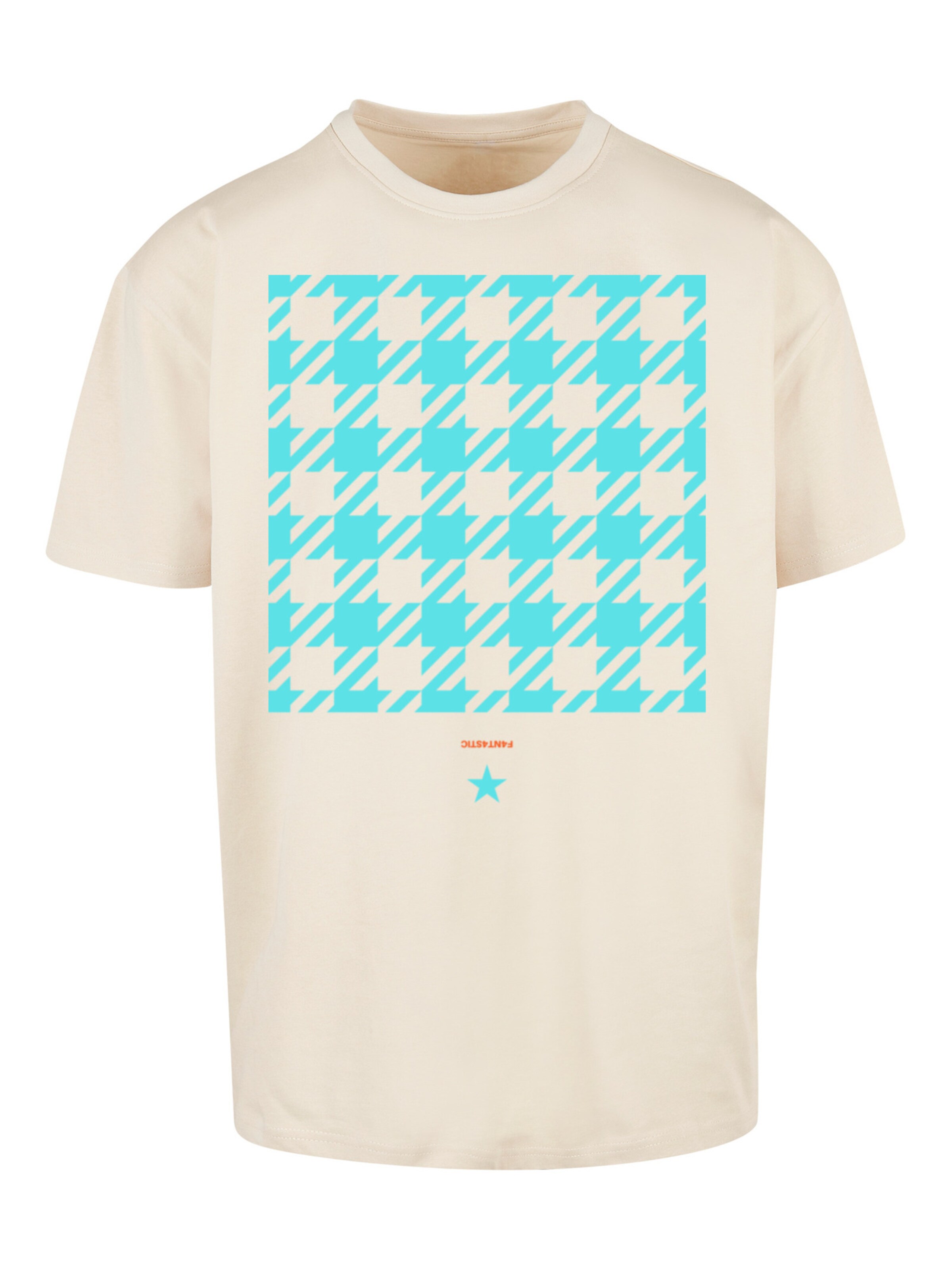 T-Shirt F4NT4STIC en beige : devant