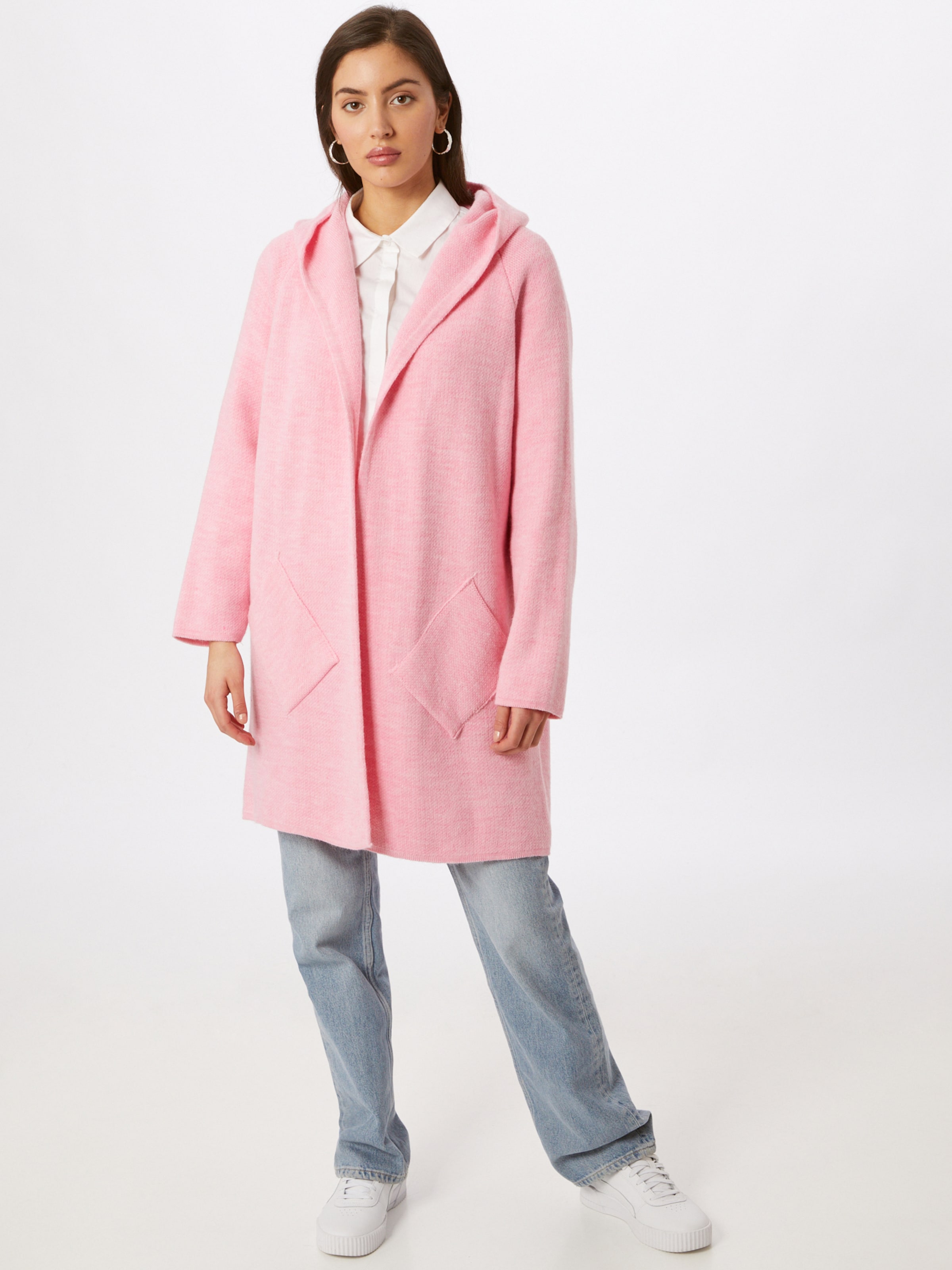 Knitted unstructured shop coat