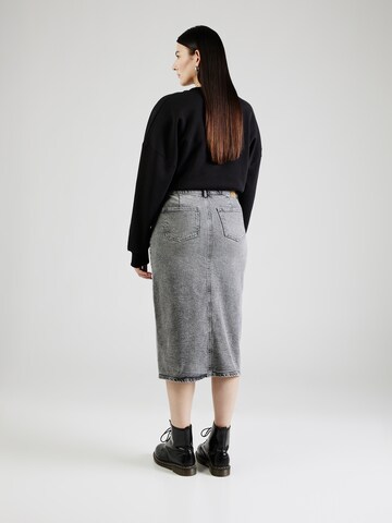 Jupe 'VMCVeri' Vero Moda Curve en gris