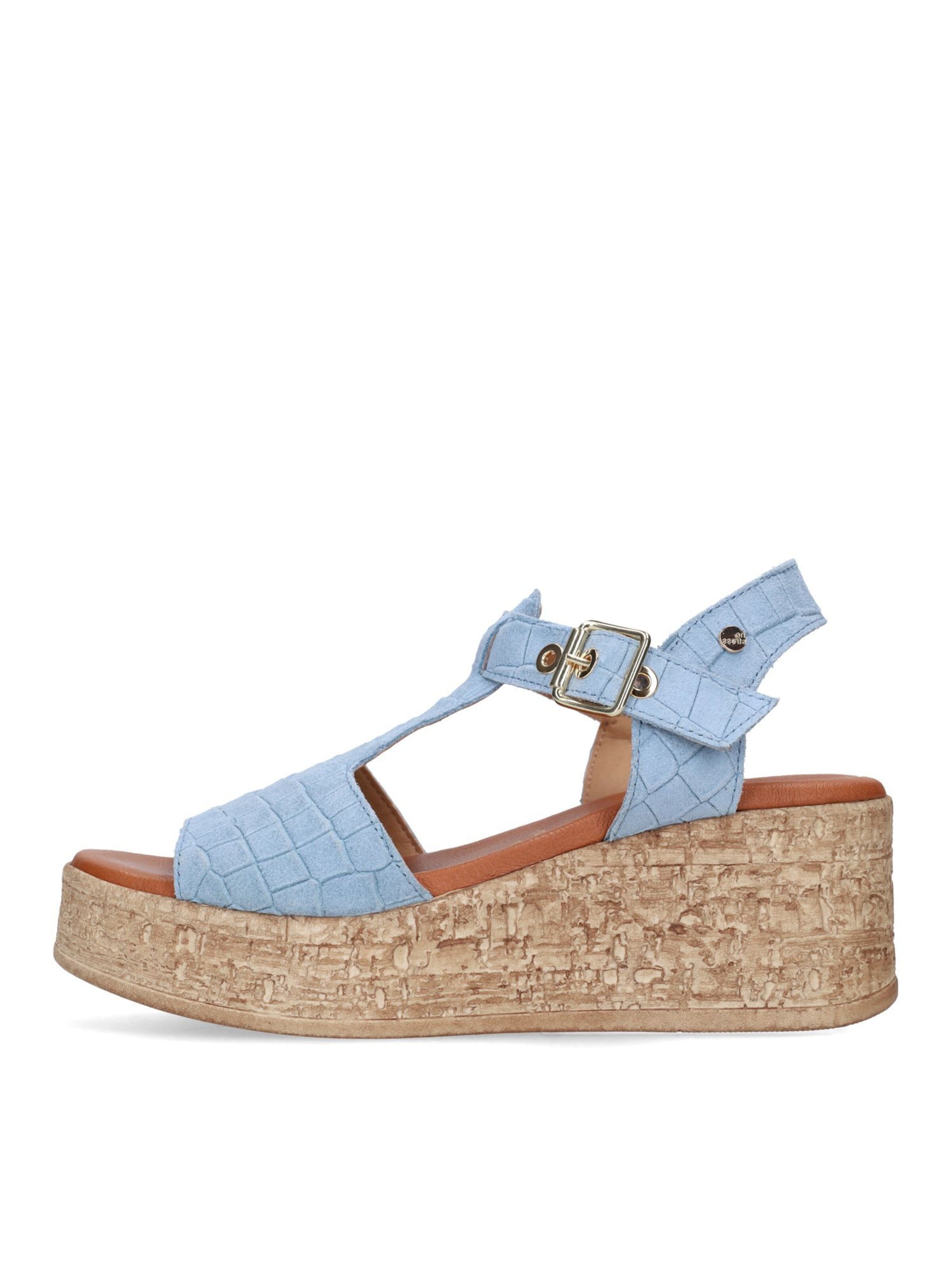 Sandales no stress en bleu