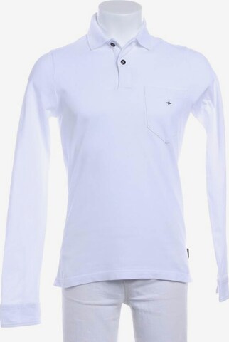Stone Island Button Up Shirt in S in White: front