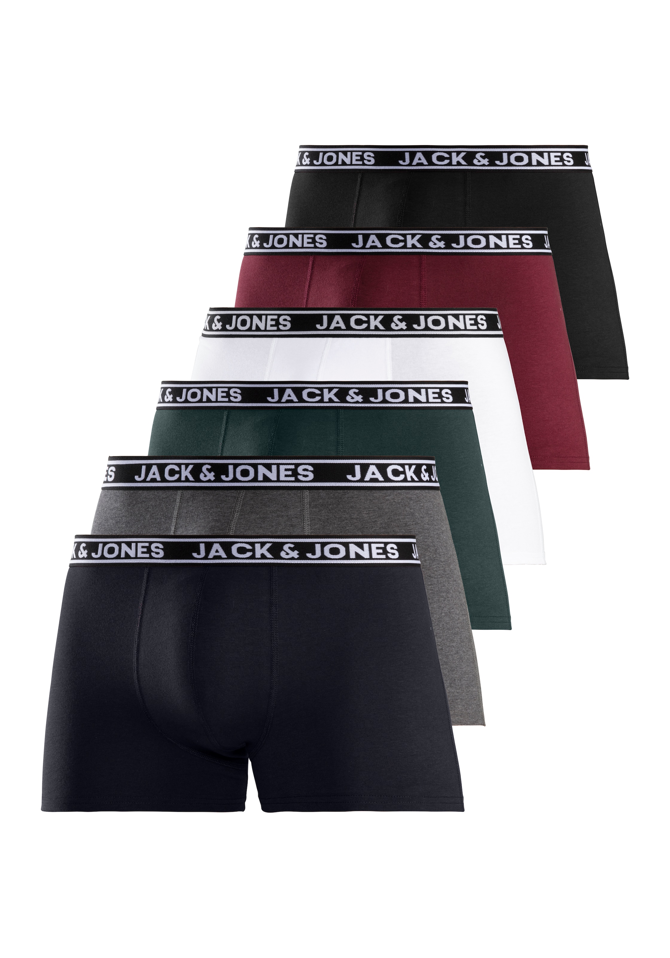 JACK & JONES Boxer shorts in Grey: front