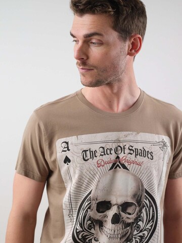 T-Shirt 'Ace' Deeluxe en gris