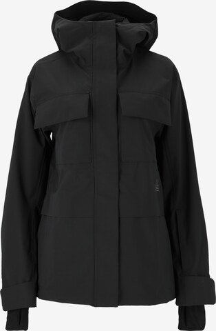 SOS Winter Jacket 'Azuga' in Black: front