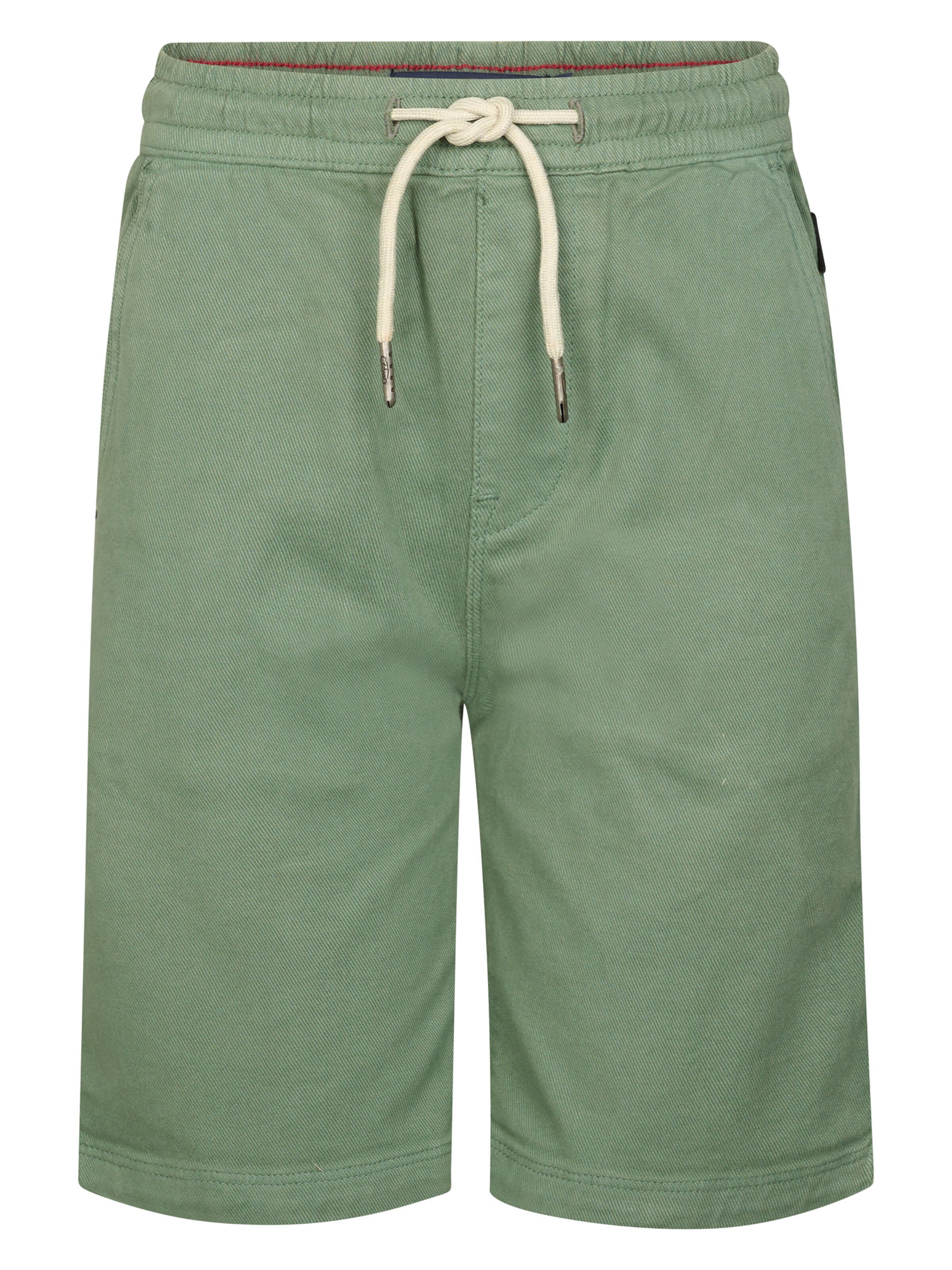 Petrol Industries Trousers in Green: front