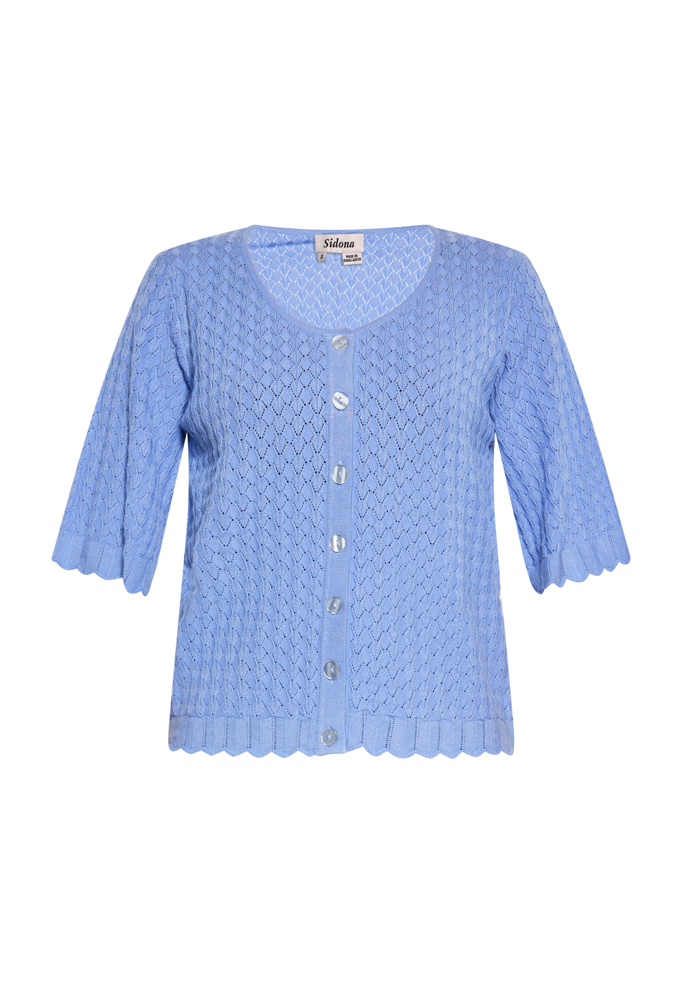 Sidona Strickjacke in Blau: Vorderseite