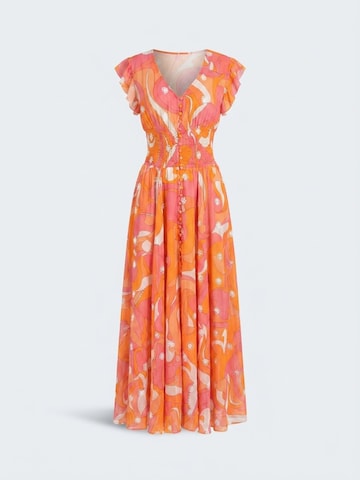 Abito 'Robe Longue Scarlett' di Miss June in arancione