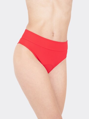 MYLILY Bikini Bottoms 'Perioden Bikini Hose Basic Slip' in Red
