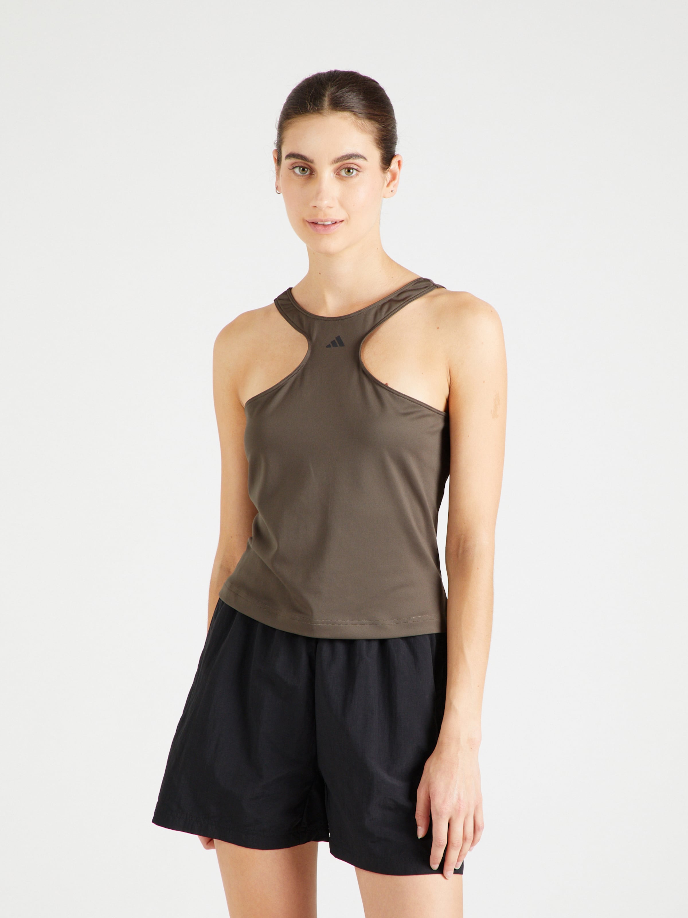 khaki green adidas top