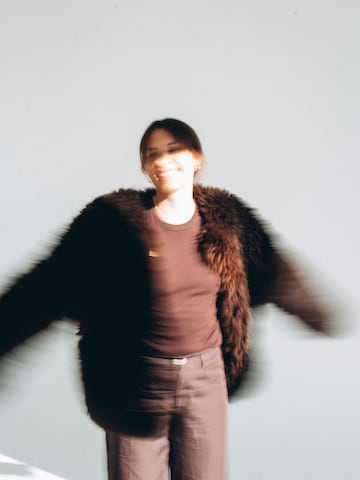 Veste mi-saison ZUBEK en marron