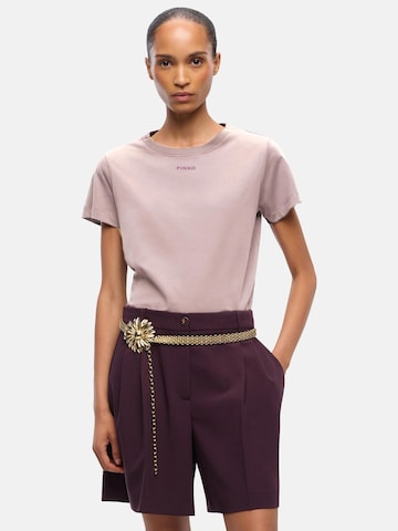 PINKO Tričko 'PINKO BASICO T-SHIRT JERSEY LOGO PINKO GOMMATO T-SHIRT' – pink