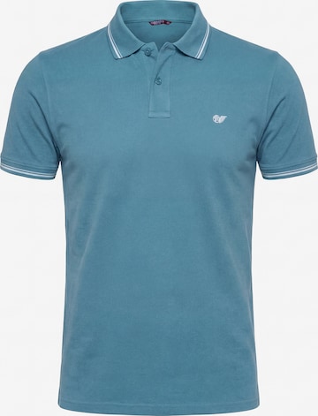 Carrera Jeans Hemd 'Piquet' in Blau: Vorderseite
