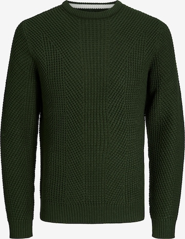 JACK & JONES Sweater 'STANDFORD' in Green: front