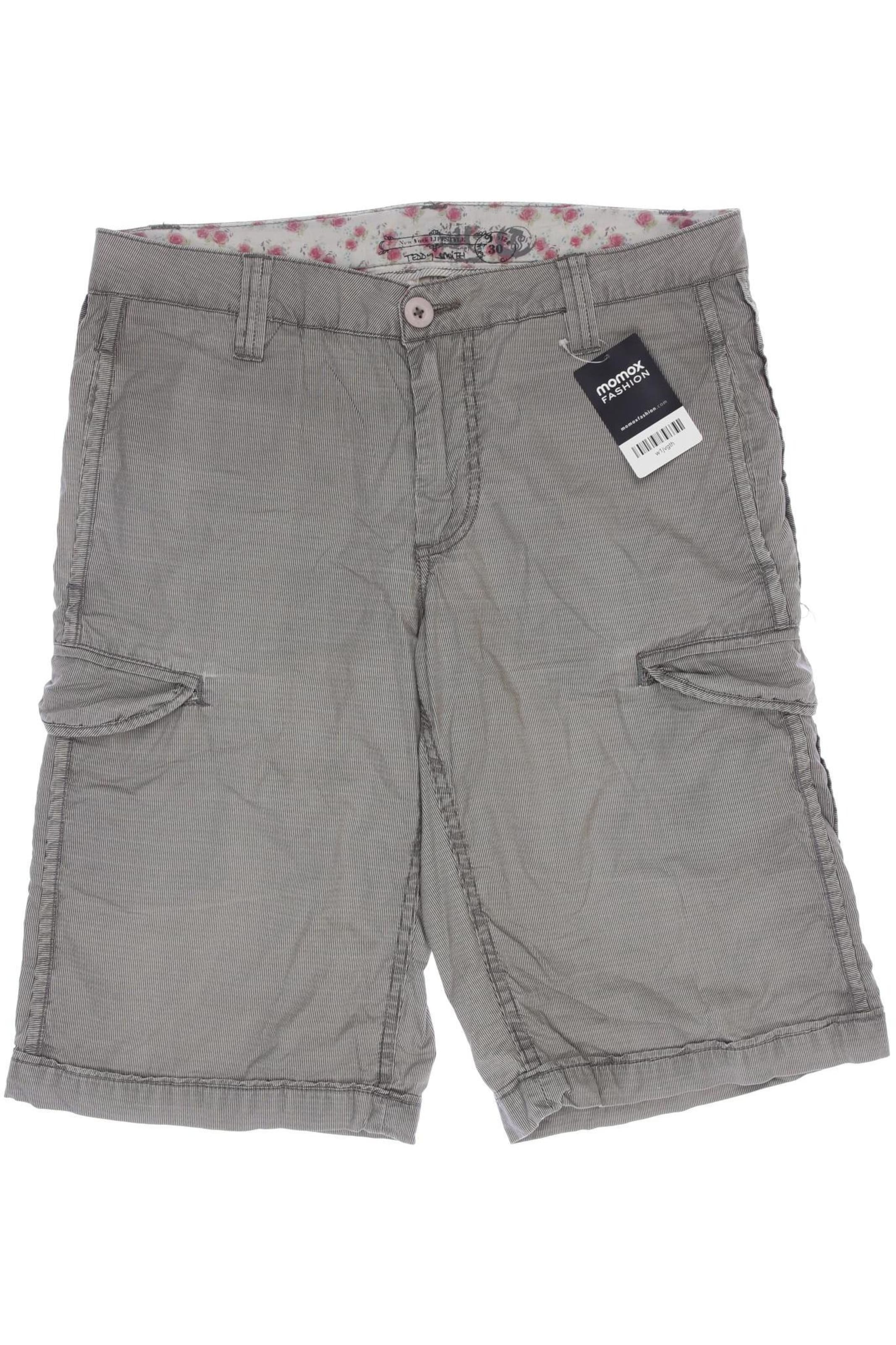 Teddy Smith Shorts in 30 in Grey: front