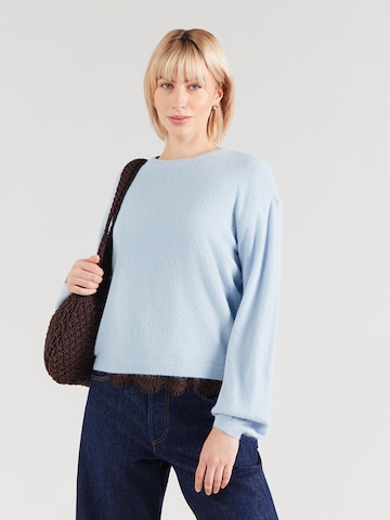 PIECES Pullover 'PCNAOMI' in Blau: Vorderseite