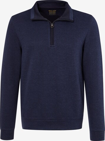 PIERRE CARDIN Sweatshirt in Blauw: voorkant