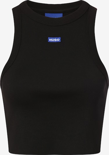 HUGO Top in blau / schwarz / weiß, Produktansicht