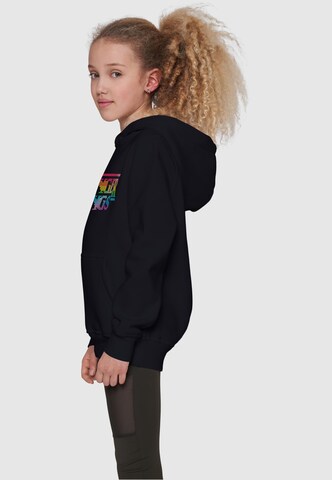ABSOLUTE CULT Sweatshirt 'Stranger Things - Rainbow' in Black