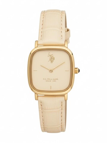 U.S. POLO ASSN. Analog Watch 'Blair' in Beige: front