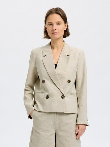 SELECTED Blazer i beige: forside