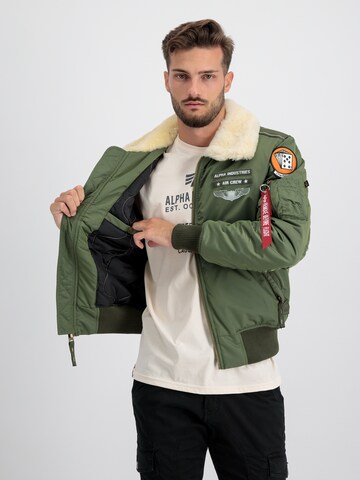 žalia ALPHA INDUSTRIES Žieminė striukė 'Injector III Air Force'