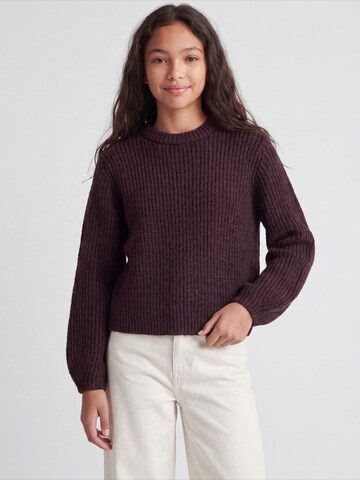 JJXX Sweater 'JXGLORIA GLOBAL' in Brown: front