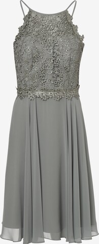 Robe de cocktail Marie Lund en gris : devant