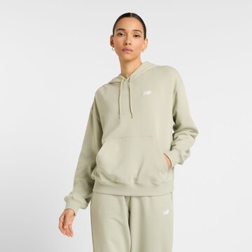 new balance Sweatshirt 'Essentials' in Groen: voorkant