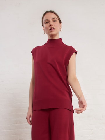 Aligne Sweater 'Evonne' in Red: front