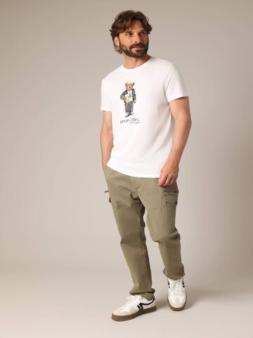 T-Shirt 'Bebear' Deeluxe en blanc : devant