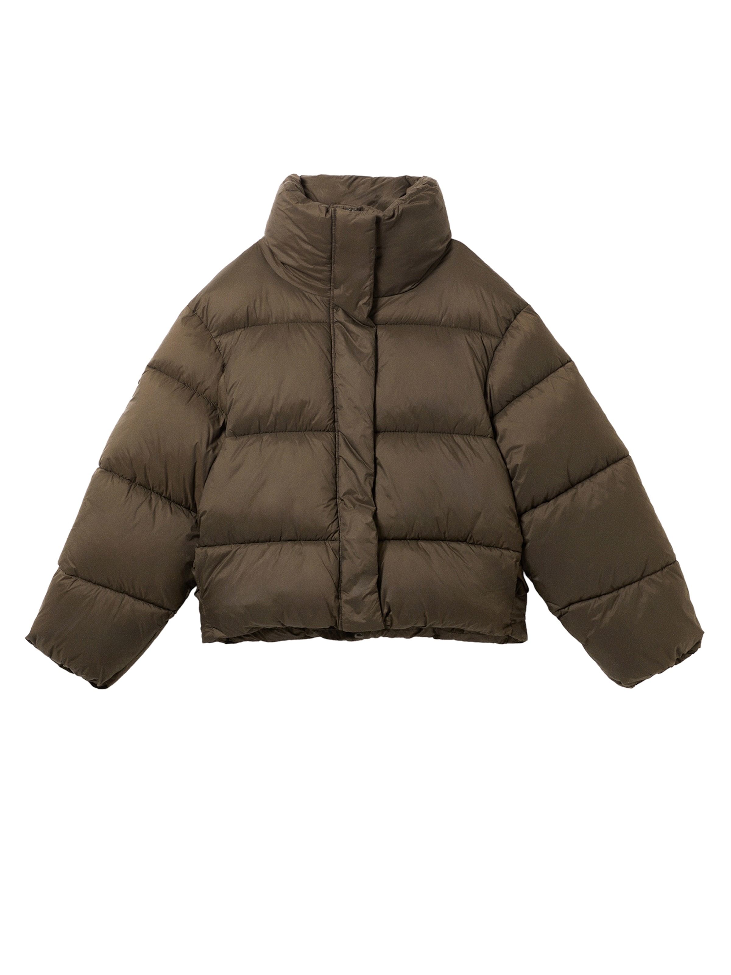 WEEKDAY Winter Jacket 'Port' in Brown: front