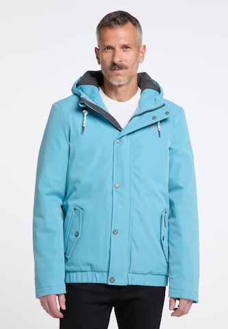 Schmuddelwedda Between-season jacket in Blue: front