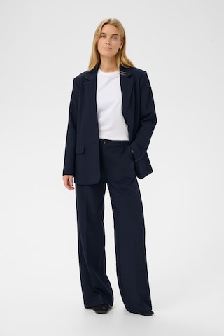 Part Two Wide Leg Hose 'PWNinnesa' in Blau