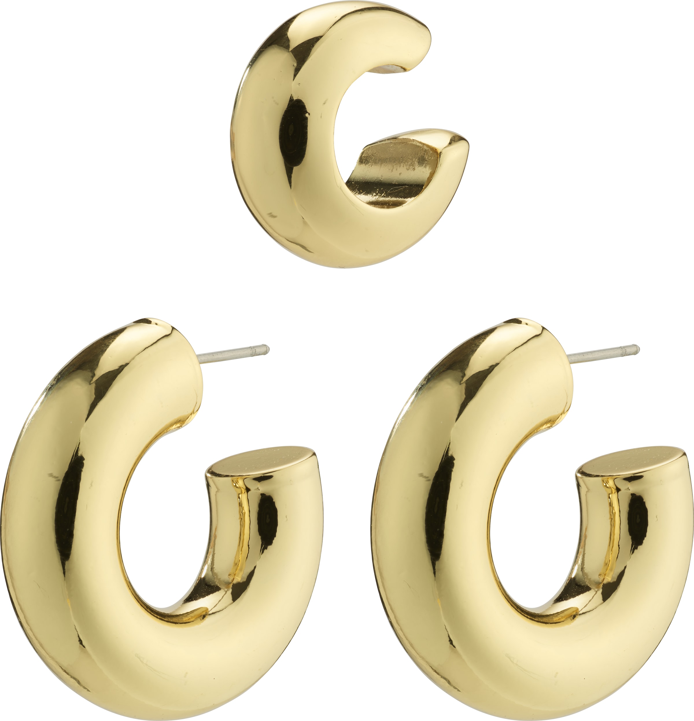 Set di gioielli 'Aleena' di Pilgrim in oro: frontale